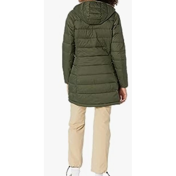 Amazon Essentials Women's Lightweight Water-Resistant Hooded Puffer Coat Sz L - Picture 2 of 6